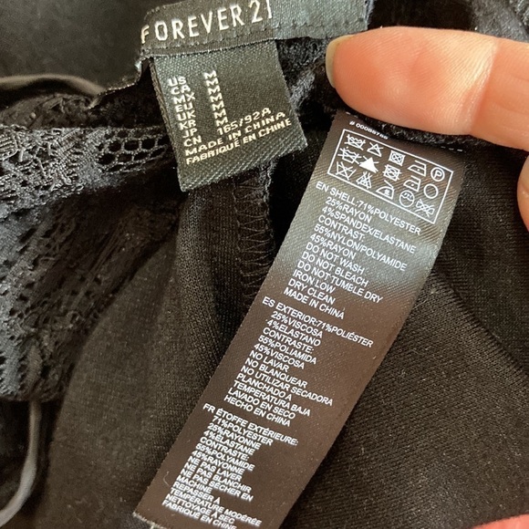 Black Sleeveless Bodycon Lace Dress Medium - Picture 15 of 15